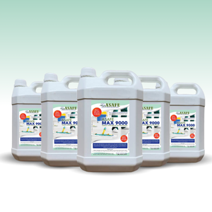 5 unidades Detergente Limpa Piso Asafe Max 9000